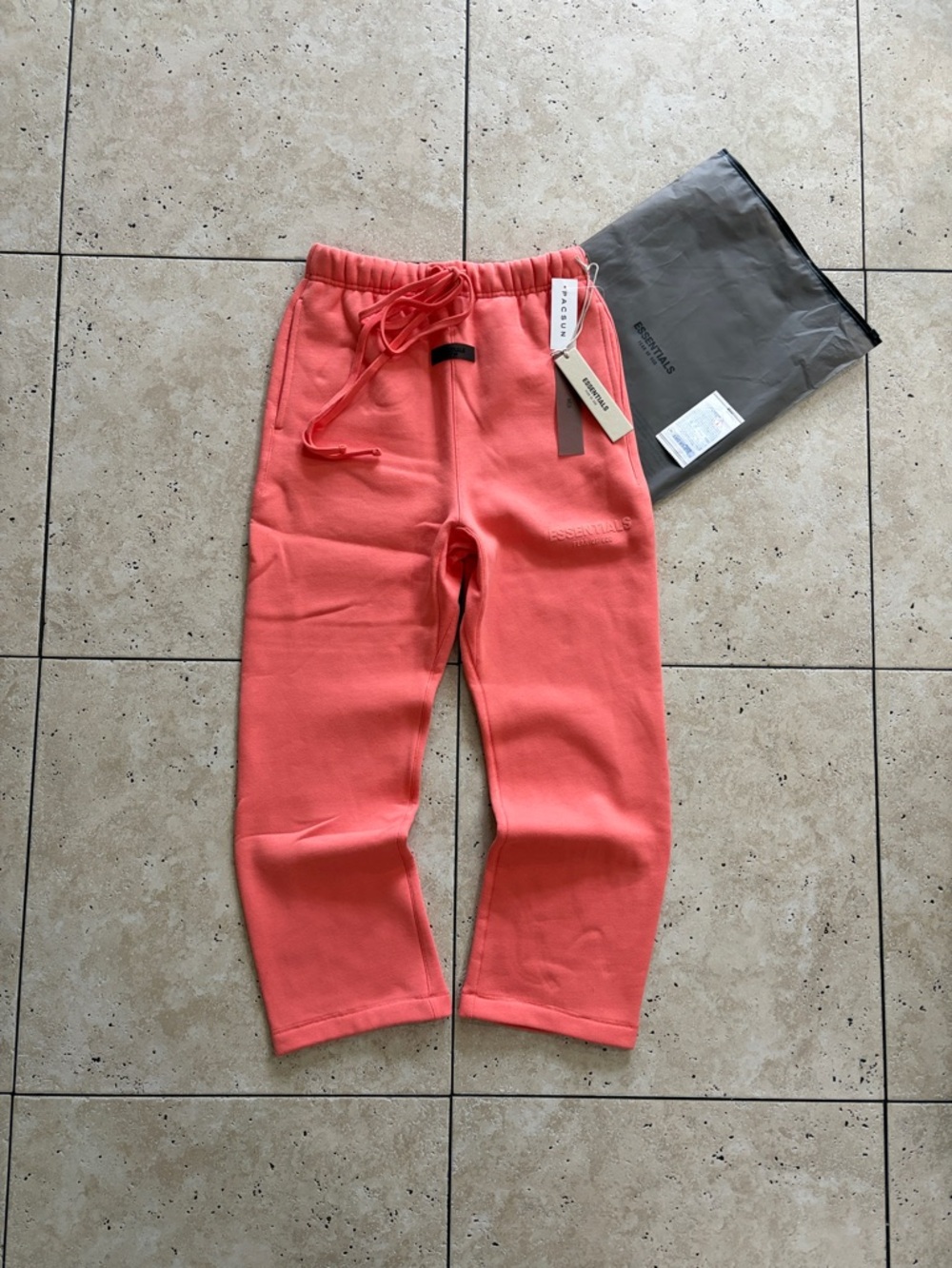 Fear Of God Essnetials Coral Uncuffed Sweatpants